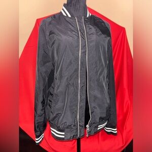 H&M Black Lightweight Bomber Jacket